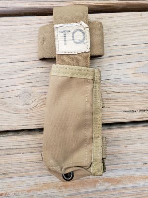 USED USMC- Tourniquet Pouch, TQ, C-A-T  Coyote **Call 910-347-3520 for pricing and availability**